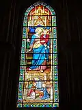 Vitrail n° 0 - Vierge à l'Enfant.