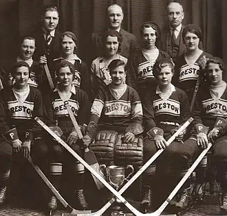 Description de l'image Preston Rivulettes team photo.jpg.