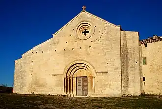 La façade occidentale.
