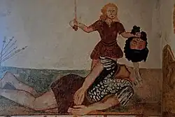 David tue Goliath.