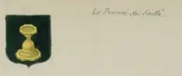 Blason du Prieuré de Saillé - XVIIIe.