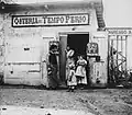 Une taverne via Ardeatina à Rome, vers 1892.