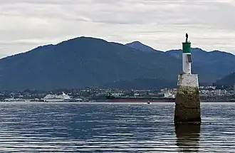 Le port de Prince Rupert à Kaien.