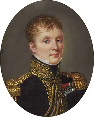 Amédée de Broglie, miniature de Chabanne