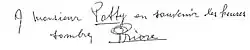 signature d'Affaire Priore