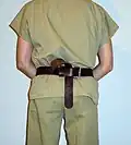 Ceinture de retenue (vue arrière)