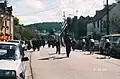 Pardon de Roc-Saint-André : la procession religieuse.