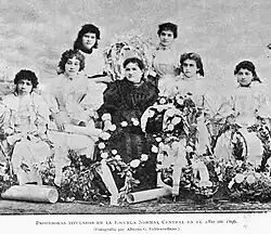 Élèves de l'Institut Normal des Dames