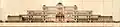 Projet de palais pour le gouverneur de l'Algérie, premier prix de Rome d'architecture en 1862.