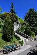 Un des escaliers de la promenade.