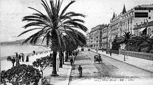 La promenade en 1882.