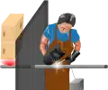 propagation de la chaleur à travers un mur