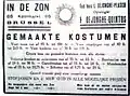 Prospectus du magasin de mode de Mme de Jonghe.