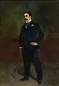 portrait de Prosper Chéruit, le mari de Louise Chéruit.