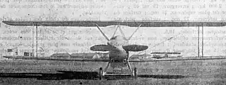 Vue de l'avion.