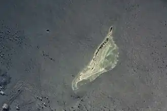 Image satellite de l'atoll Providence.