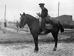 Facteur à cheval de la Correo Argentino.
