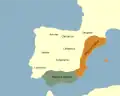 Provinces ibériques en 197