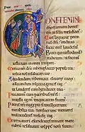 Lettrines C du psaume 105, artiste 3