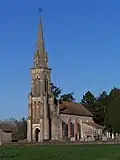 L'église Saint-Jean-Baptiste de Lompian.