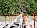 Le pont Kimiri traversant la Chanchamayo, près de Kimiri.