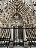La cathédrale de Tolède, porte aux Lions.