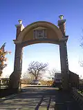 Porte d'accès à la Mejana.