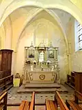 Chapelle sud du chœur, vue vers l'est.