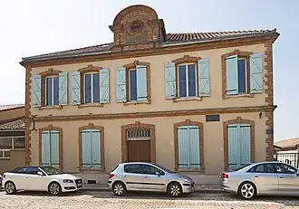 La façade de la mairie