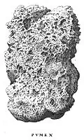M : Pumex F : Pierre ponce