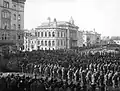 Prisonniers rouges à Tampere en avril 1918.
