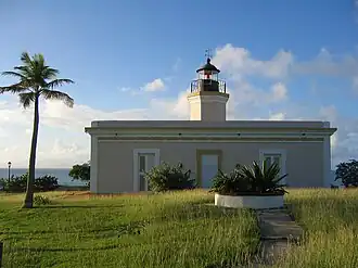 Le phare de Punta Mulas (actif).