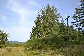 Vue sur les croix