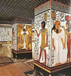 Tombe de Néfertari (épouse de Ramsès&nbsp;II). QV66, v. 1249. Louxor