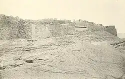 Les remparts en 1908 (Photo Wooley)