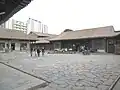 Une des quatre cours de la résidence.