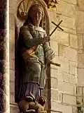 Statue de sainte Marguerite.