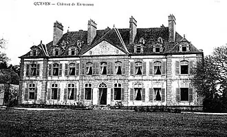 Le château de Kerrousseau au début du XXe siècle.