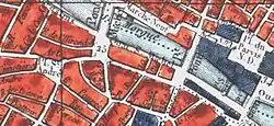 Quai Saint-Michel - plan de Paris d'Ambroise Tardieu - 1839.