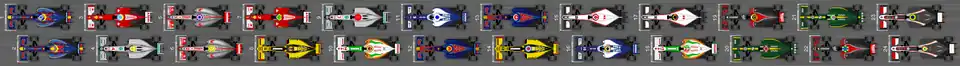 Schéma de la grille de qualification du Grand Prix