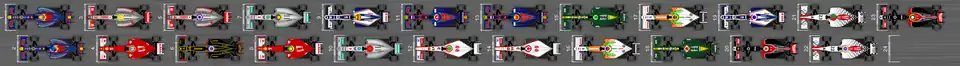 Schéma de la grille de qualification du Grand Prix d'Espagne 2011