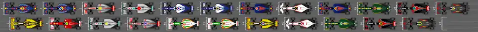 Schéma de la grille de qualification du Grand Prix