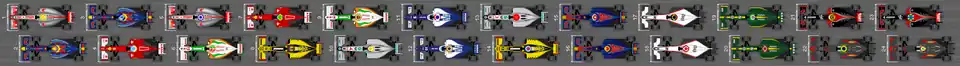 Schéma de la grille de qualification du Grand Prix