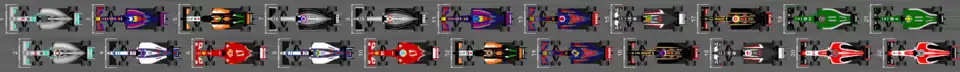 Schéma de la grille de qualification du Grand Prix de Bahreïn 2014