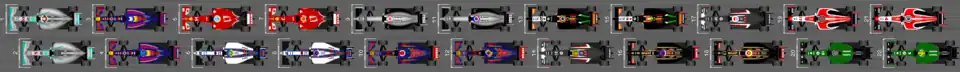 Schéma de la grille de qualification du Grand Prix de Singapour 2014