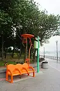 Une banc fantaisiste.