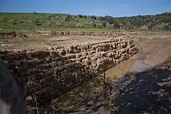 Vue du site archéologique du Fanum Voltumnae,,,.