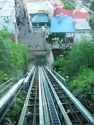 Image illustrative de l’article Funiculaire du Vieux-Québec