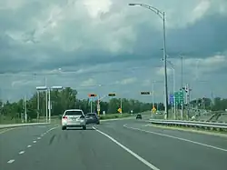 La route 201 partage son itinéraire avec la route 132 et l'A-530 à Salaberry-de-Valleyfield.
