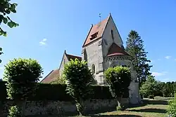 Le chevet de l'église.